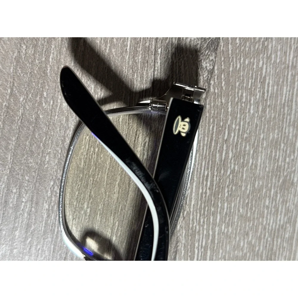 Paul Frank Electric Echo Checkered Handmade Eyeglass Frames Only Y2K School 90s